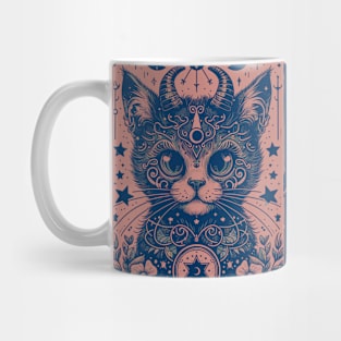 Devil Cat Tarot Card Mug